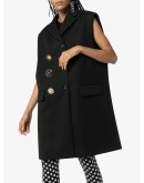 oversized double-breasted waistcoat