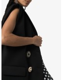 oversized double-breasted waistcoat
