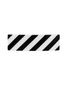 striped hair clip