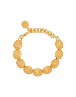 Medusa medallion bracelet