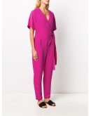 tapered tie-waist jumpsuit