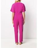 tapered tie-waist jumpsuit