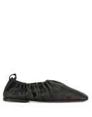 ruched ballerina shoes