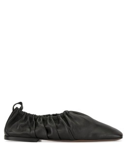 ruched ballerina shoes
