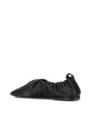 ruched ballerina shoes
