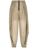 Air high-waisted wide leg trousers