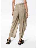 Air high-waisted wide leg trousers