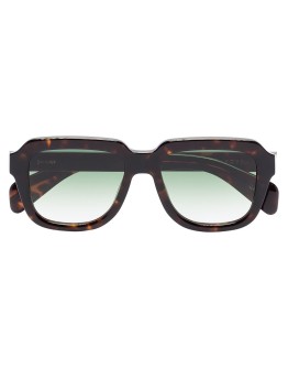Voyage Navigator square-frame tortoiseshell-effect sunglasses