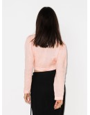 cropped tie blouse
