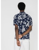 floral-print short-sleeve shirt