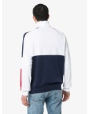 zip-up logo-embroidered sweatshirt
