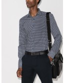 Jango diamond-print shirt