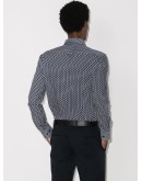 Jango diamond-print shirt
