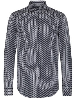Jango diamond-print shirt