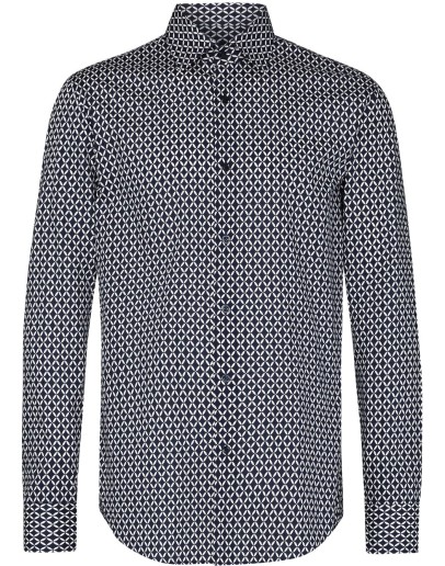 Jango diamond-print shirt