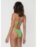 Amber crêpe halter bikini