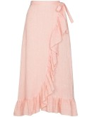 ruffled wrap skirt
