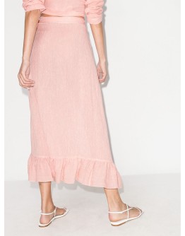 ruffled wrap skirt