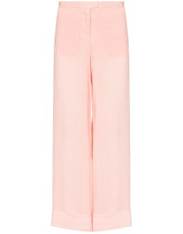 mid-rise wide-leg trousers
