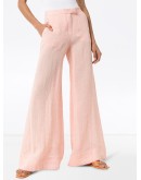 mid-rise wide-leg trousers