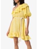 Arden ruffled one-shoulder mini dress