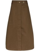 drill midi skirt