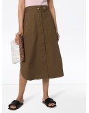 drill midi skirt