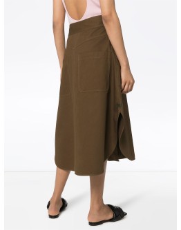 drill midi skirt