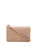 compact logo crossbody bag