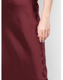Bar midi silk skirt