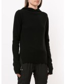 cashmere and wool-blend hoodie