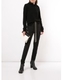 cashmere and wool-blend hoodie