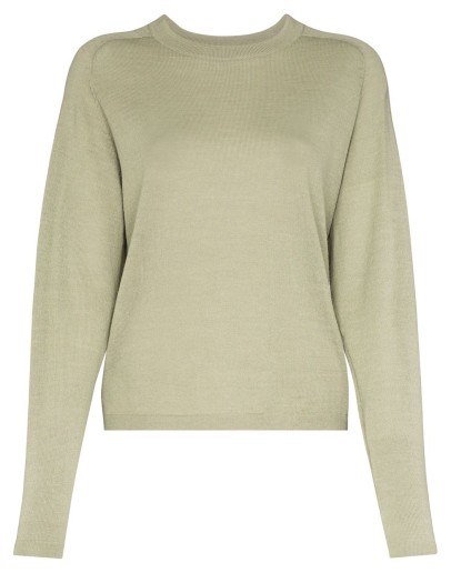 knitted crew neck jumper