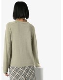 knitted crew neck jumper