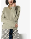 knitted crew neck jumper
