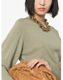 knitted crew neck jumper