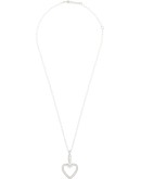 sterling silver heart charm necklace