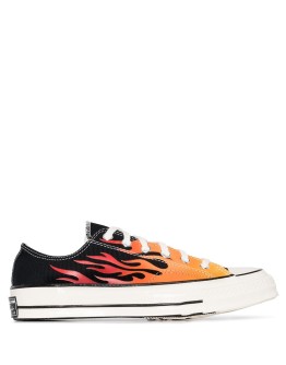 Chuck 70mm flame-print low-top canvas sneakers
