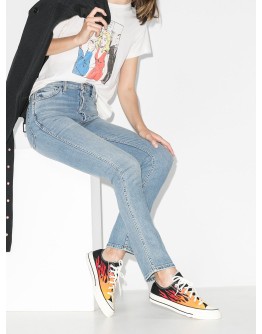 Chuck 70mm flame-print low-top canvas sneakers