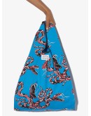 Rattlesnake print tote bag