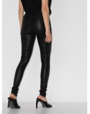 mid-rise leather leggings