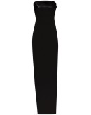bustier strapless evening gown