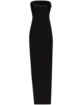 bustier strapless evening gown