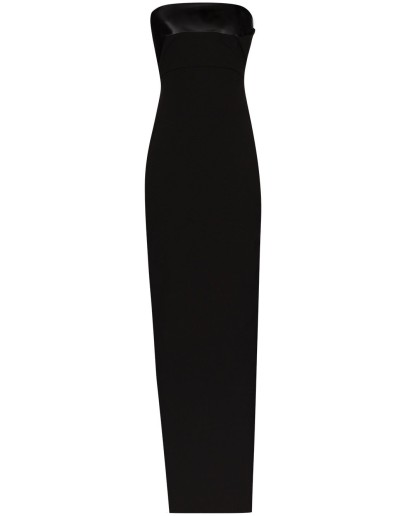 bustier strapless evening gown