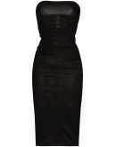 sleeveless bustier dress