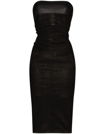 sleeveless bustier dress