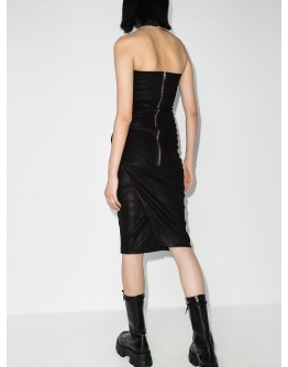sleeveless bustier dress