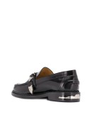 stud embellished mid-heel loafers