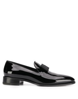 bow-embellished loafers
