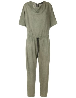 Fiji draped-neck jumpsuit